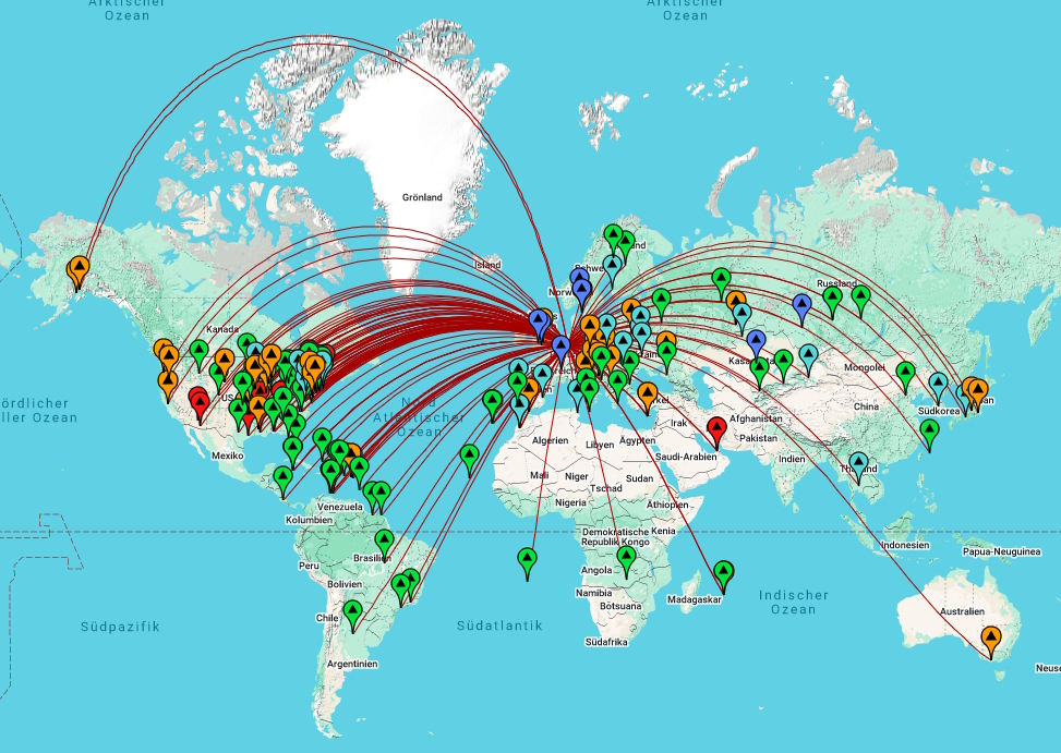 2024 CQWW DX Contest Map