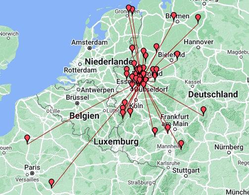 2022 VHF UHF MAI 2m map