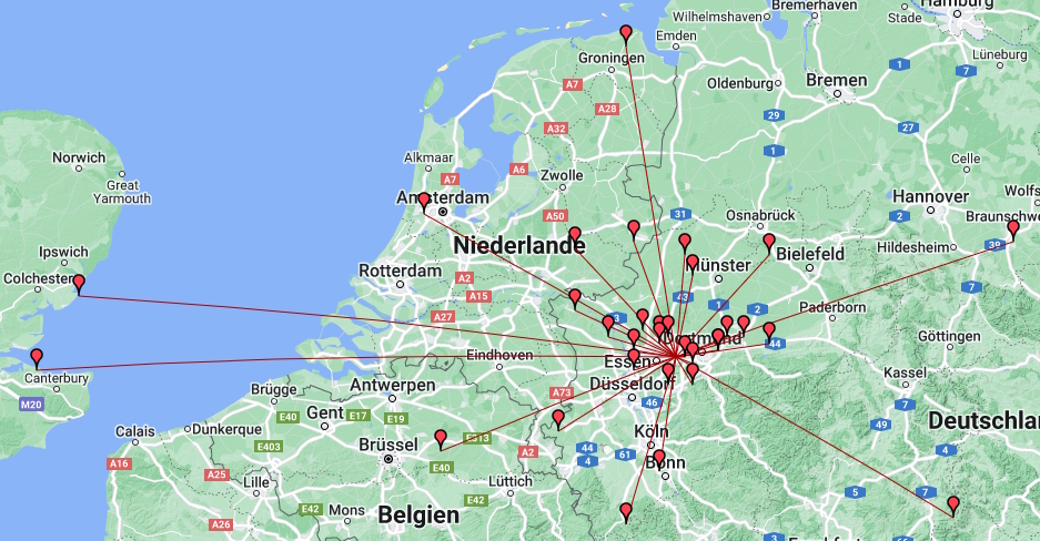 2022 VHF UHF MAI 70cm map