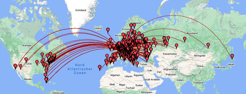 2022 10 Worked all Germany map